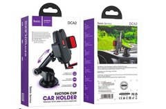 Автотримач HOCO DCA2 Suction cup car holder, black