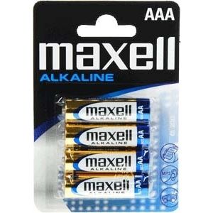 Батарейки Maxell Alkaline LR03, AAA (4/48) BL