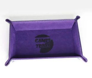 Лоток для кубиків - Rectangle dice tray (dark purple)
