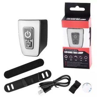 Ліхтар велосипедний T11-15LED, STOP, вбудовн.акум., заряд від microUSB