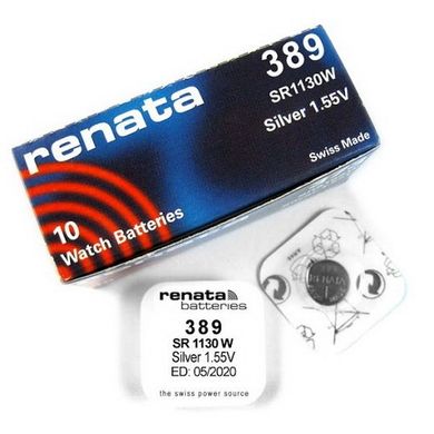 Батарейки для годинників Renata SR1130W (389)