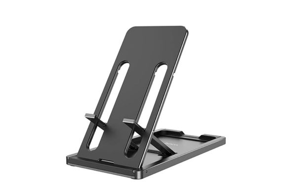 Тримач-підставка для телефону HOCO HD5 Freedom metal folding desktop stand (4.5-7") black