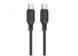 Кабель Type-C to Type-C HOCO X90 Cool silicone charging cable, 3A, 60W, 1m., black 10010164 фото 2