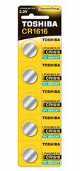 Батарейки літієві Toshiba CR 1616 / 5 BL