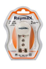 Зарядний пристрій Raymax RM-116 (1-2 АА, ААА, 9V, Ni-CD/Ni-MH) 120mAh/30mAh
