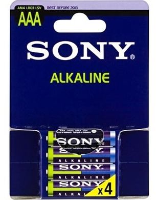 Батарейки Sony Alkaline LR03, AAA (4/48) BL