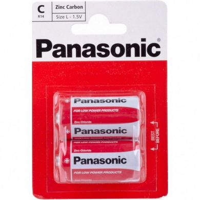 Батарейки Panasonic Special R14, C (2/24/120) BL