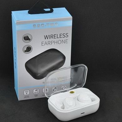Гарнітура бездротова Bluetooth вакуумні TWS S20 white