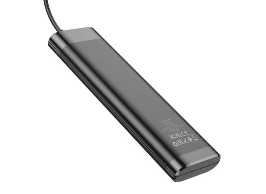 Концентратор USB-HUB Hoco HB40 Easy change 7-in-1 Adapterr (7xUSB 3.0) 1.2m. (black)