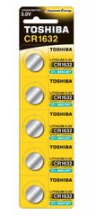 Батарейки літієві Toshiba CR 1632 / 5 BL