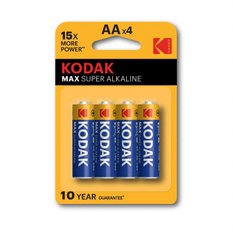 Батарейки Kodak Max LR6, AA (4/80) BL