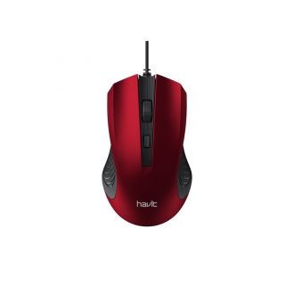 Миша дротова HAVIT HV-MS752 USB, black-red