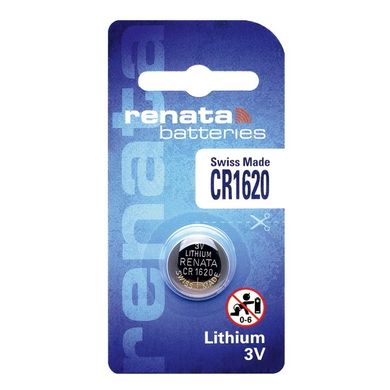 Батарейки літієві Renata CR 1620 (1 BL)