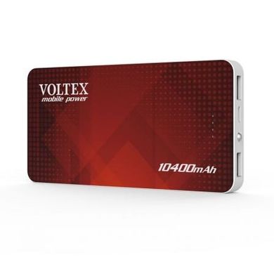 УМБ Power Bank Voltex VPBF-240.21 2xUSB 10400mAh soft touch red