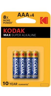 Батарейки Kodak Max LR03, AAA (4/40) BL