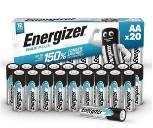 Батарейки Energizer Max Plus LR6, AA (20/200) BL