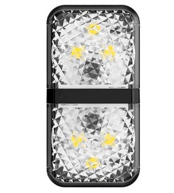Індукційна LED підсвітка дверей авто BASEUS Door open warning light (2 шт.) (CRFZD-01) (black)