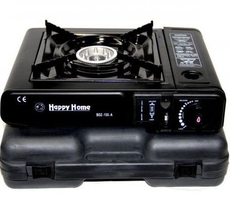 Портативна газова плита-обігрівач Happy Home BDZ-155-А