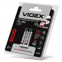 Акумулятор Videx R03/2bl 800mAh Ni-MH