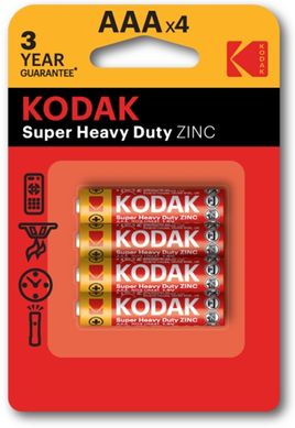 Батарейки Kodak R03, AAA (4/48) BL