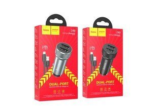 АЗП комплект HOCO Z49A з кабелем Type-C (1xUSB, QC3.0, 3A, 18W) black