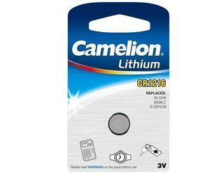 Батарейки літієві Camelion CR 1216 / 1 BL