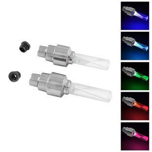 Ліхтар велосипедний в золотник 818, 5 цветов, 1LED, 3xAG10