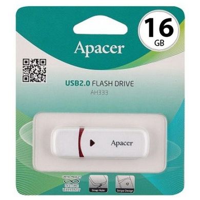 Накопичувач Apacer AH333 16GB White (AP16GAH333W-1)