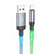Кабель Lightning HOCO U112 Shine charging cable, 2.4A, 1m., gray 10010519 фото 4