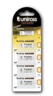 Батарейки Uniross Alkaline 27A, 12V (5/100)