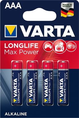 Батарейки Varta Max Tech LR03, AAA (4/40) BL