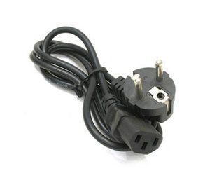 Кабель живлення Atcom 3pin, 0.75mm., 1.8m. чорний (для ПК "мама") (4547)