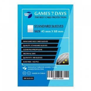 Протектори 45*68 Games 7 Days Standard (100шт.)