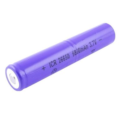 Акумулятор ICR 2x26650, 9800mAh, 3.7V, фіолетовий (Li-ion)