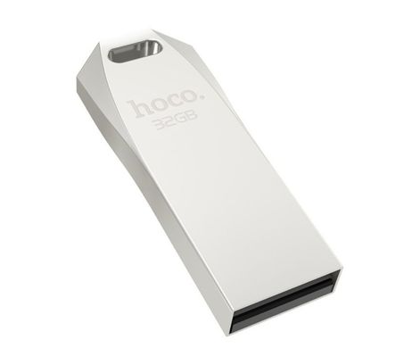 Накопичувач HOCO USB Flash Disk Intelligent high-speed flash drive UD4 32GB, silver