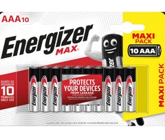 Батарейки Energizer Max LR03, AAA (10/120) BL