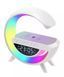 Light Sound Machine BT-3401, RGB нічник, годинник, бездротова зарядка, Bluetooth колонка 10011180 фото 2