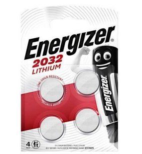 Батарейки літієві Energizer CR 2032, 3V, 4 BL