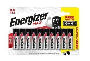 Батарейки Energizer Max LR6, AA (10/120) BL