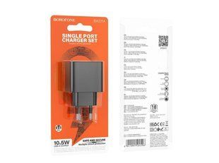 МЗП Borofone BAS11A Erudite, (1xUSB, 2.1A), black