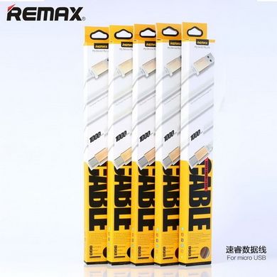 Кабель microUSB Remax Quick Cable RE-005m white (ORIGINAL)