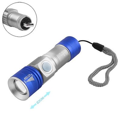 Ліхтар ручний Police 503-XPE, zoom, втроенный акум., ЗП USB