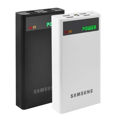 УМБ Power Bank Samsung 30000mAh 4USB(1A+1A+2A+2A), цифровой індикатор заряда, ліхтарик 1LED (141)
