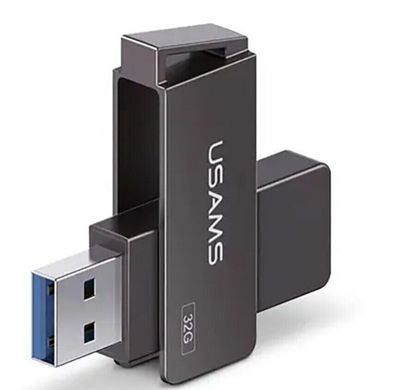 Накопичувач USAMS USB 3.0 Rotatable High Speed Flash Drive 32GB, US-ZB195 black