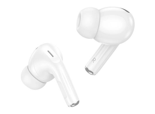 Гарнітура вакуумна Bluetooth TWS HOCO EW56 Generoso headset (BT5.3, 30/300mAh, 4H) white