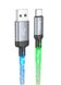 Кабель Type-C HOCO U112 Shine charging cable, 3A, 1m., gray 10010158 фото 2