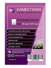 Протектори 56*87 Games 7 Days Standart (100шт.)