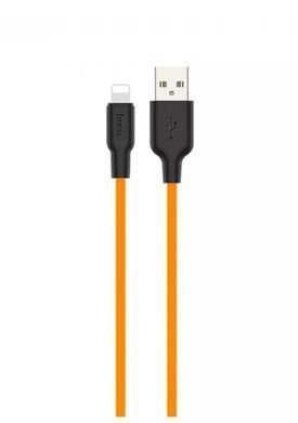 Кабель Lightning HOCO X21 Plus Silicone, 1m. black-orange