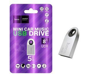Накопичувач 8GB USB HOCO UD9 Insightful Smart Mini Car, silver