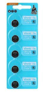 Батарейки літієві Vinnic CR 1216 / 5 BL